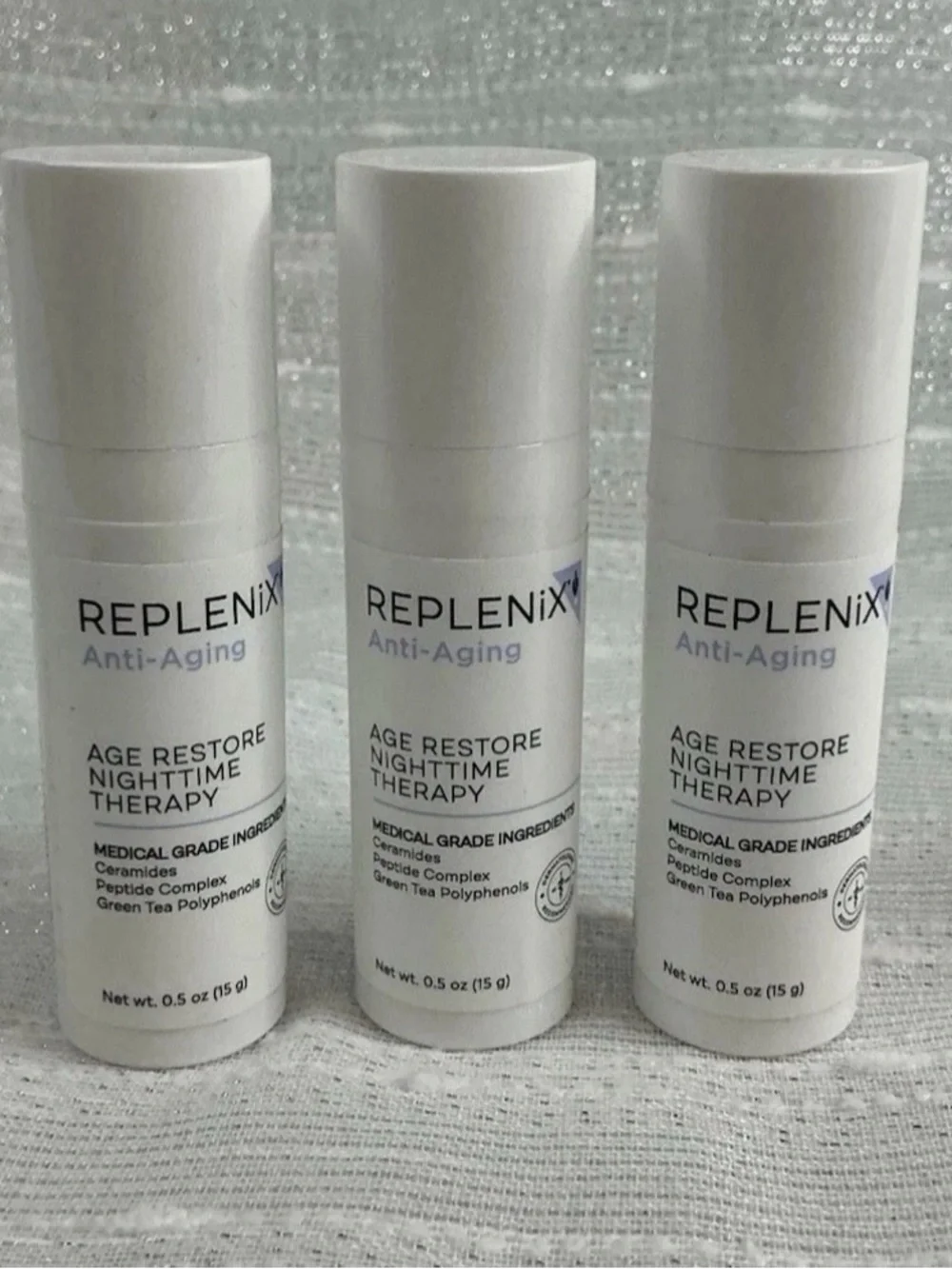 Age Restore Nighttime Therapy Moisturizer — travel size 3 in a lot